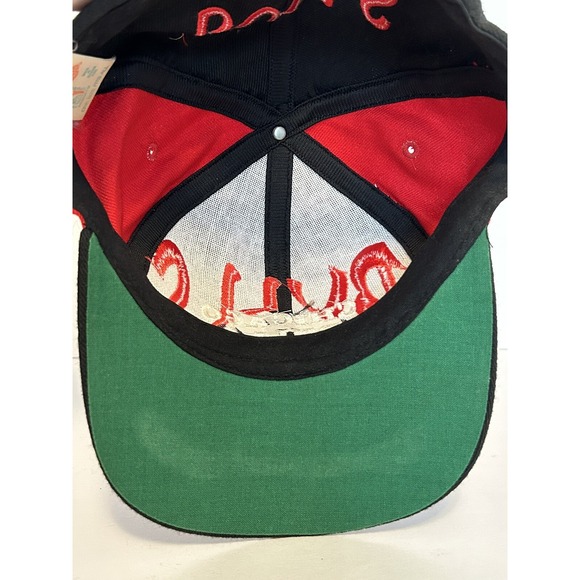 Chicago Bulls Snapback Cap Spell Out Hard to Find Wool Blend Hat AJD 90's - Picture 11 of 16